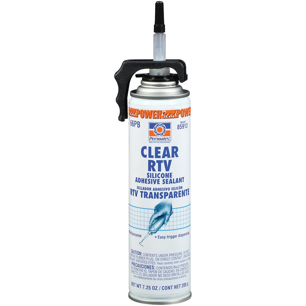 Permatex Powerbead Clear Rtv Silicone 7.25Oz