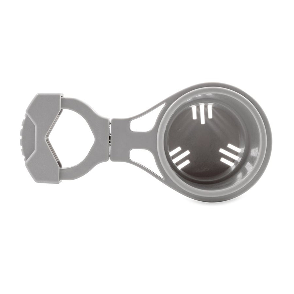 Porte-gobelet monté sur rail à pince Camco - Petit pour un rail jusqu'à 1-1/4 "- Gris [53093]