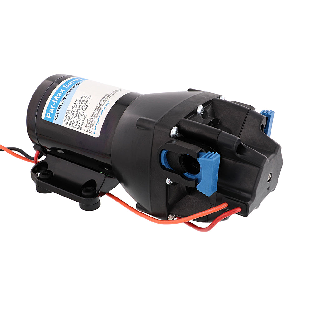 Pompe à pression d'eau robuste Jabsco Par-Max HD3 - 12V - 3 GPM - 60 PSI [Q301J-118S-3A]