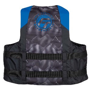 Full Throttle Adult Nylon Life Jacket - S/M - Blue/Black [112200-500-030-22]