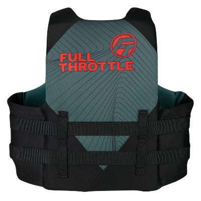 Chaleco salvavidas de secado rápido para adultos Full Throttle - S/M - Gris/Negro [142100-701-030-22]