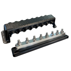 Victron Busbar 600A 8P & Cover 8X 3/8" Plus 8X M8 Terminals