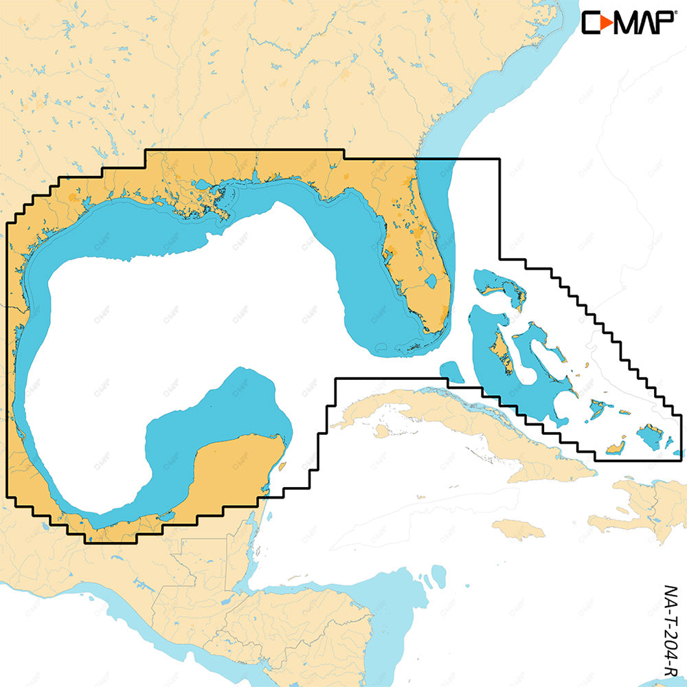 C-MAP REVEAL&trade; X - Gulf of Mexico &amp; Bahamas