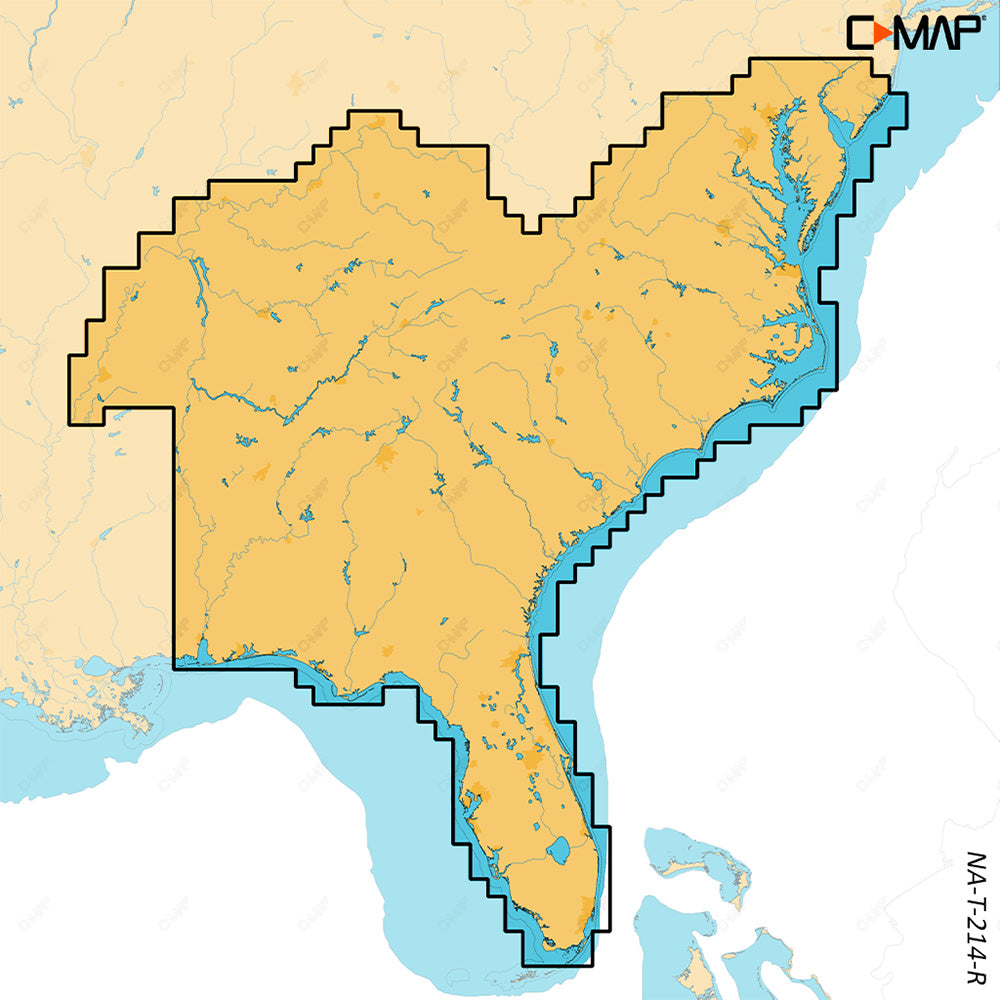 C-MAP REVEAL&trade; X - U.S. Lakes South East
