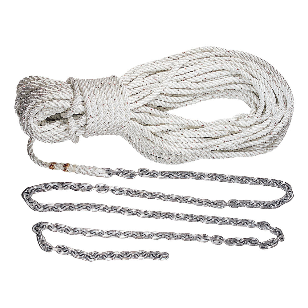 Lewmar Anchor Rode 5' of 1/4" G4 Chain &amp; 100' of 1/2" Rope w/Shackle