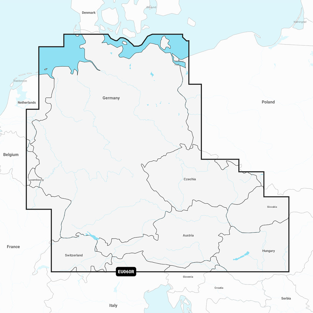 Garmin Navionics+ NSEU060R - Germany, Lakes &amp; Rivers - Inland Marine Chart