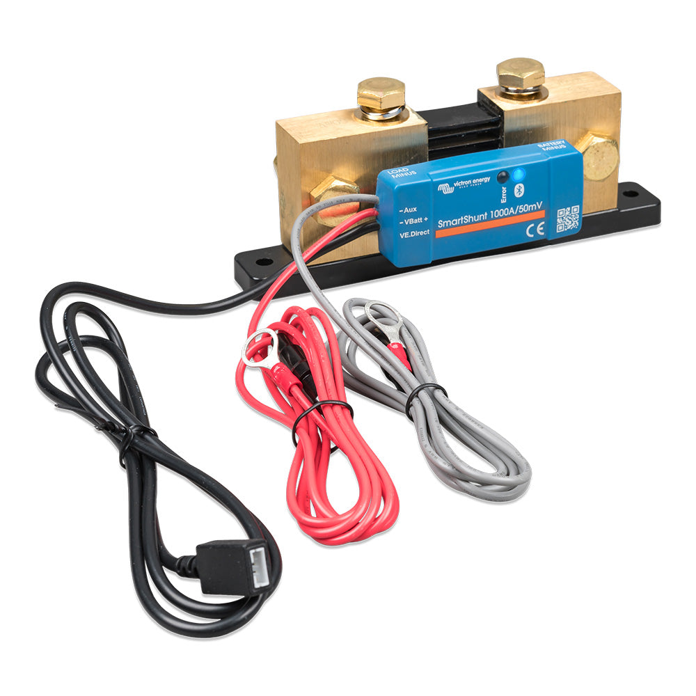 Moniteur de batterie Bluetooth Victron SmartShunt 1000A / 50MV IP65 [SHU065210050]