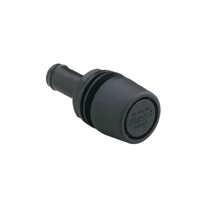 Attwood Straight Fuel Vent - Black Polypropylene [1607-3]