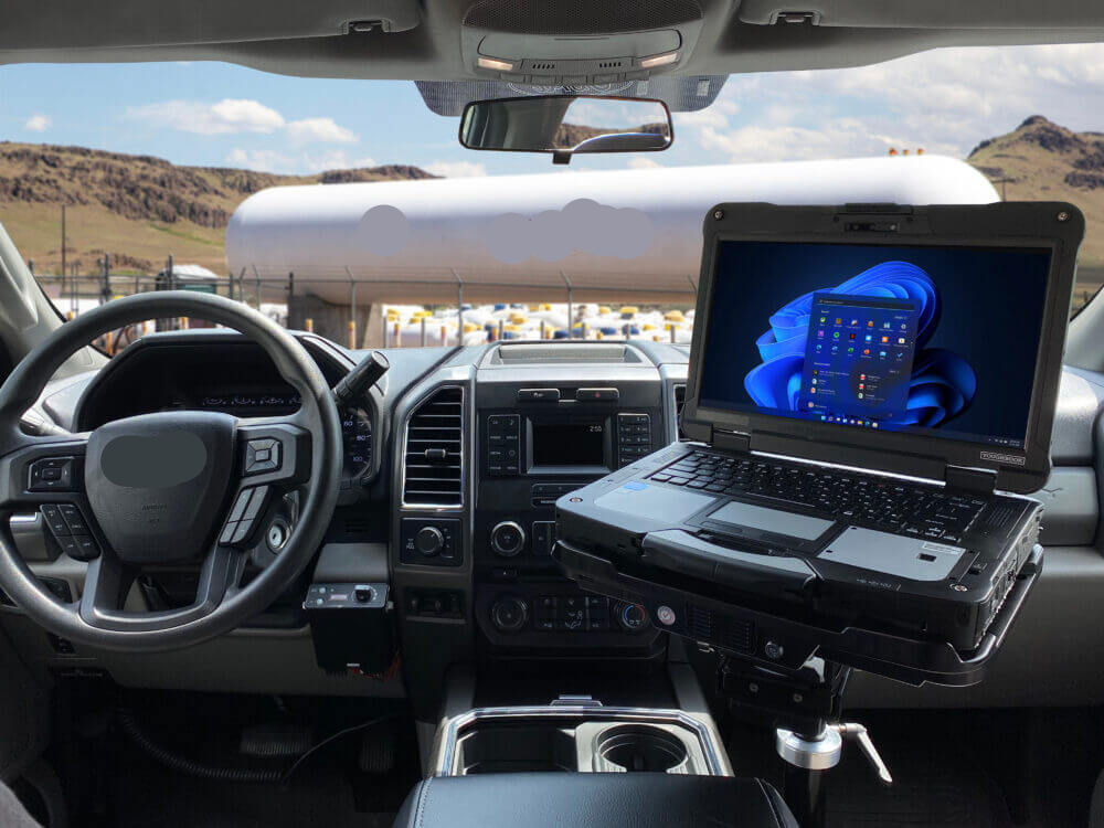 DSGTC12013-A Havis Docking Station For Getac B360 and B360 Pro Laptops With Triple Pass-Thru Antenna Connections