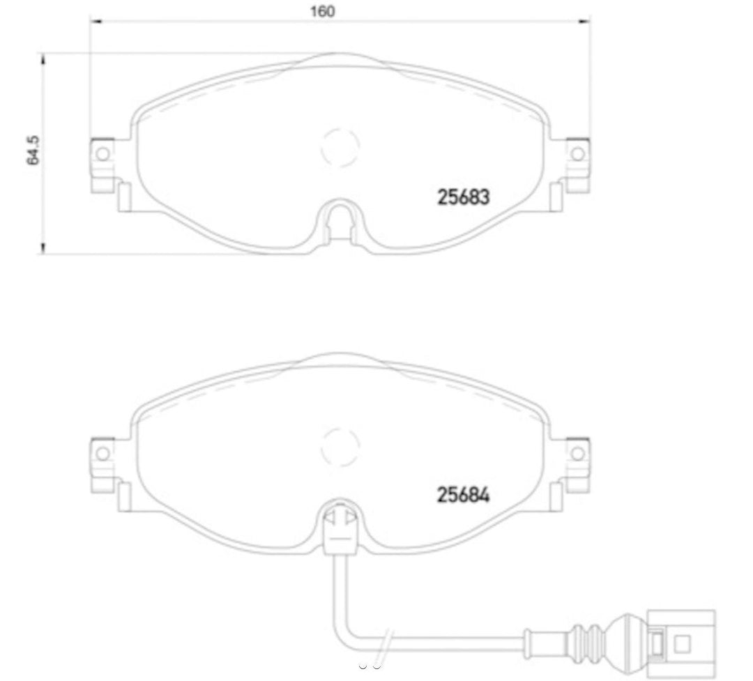 HELLA DISC BRAKE PAD [355020191]