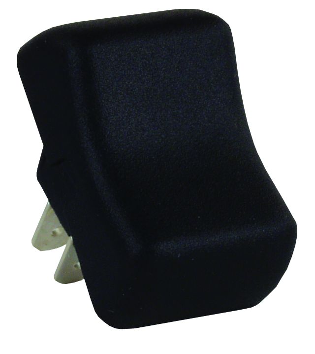 JR PRODUCTS SGL ON-OFF ROCKER SW  BK [12255]