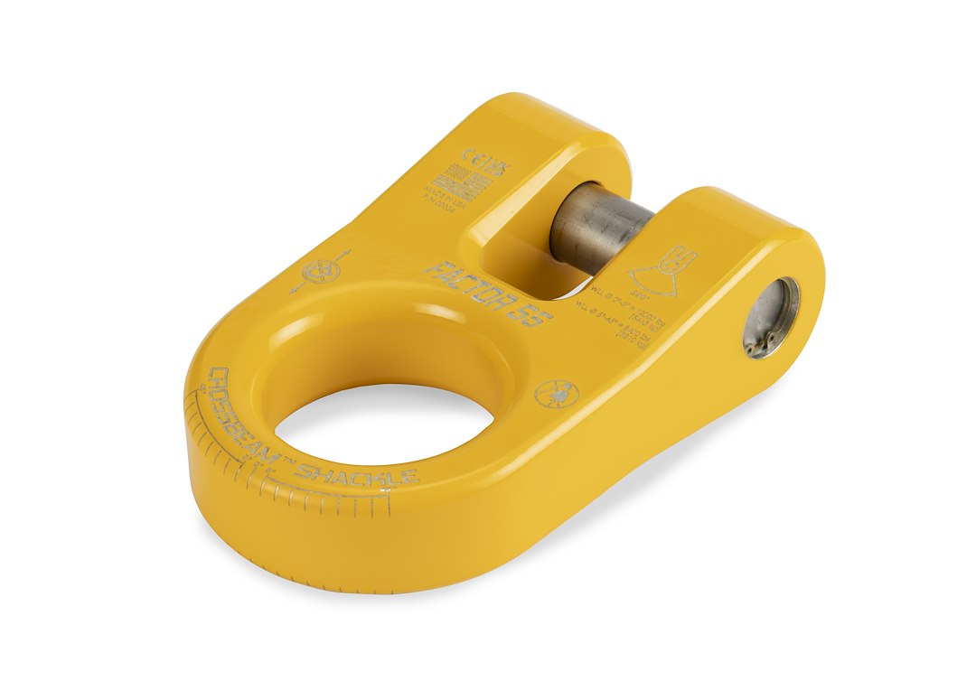 FACTOR 55 CROSSBEAM SHACKLE YELLOW [00054-03]