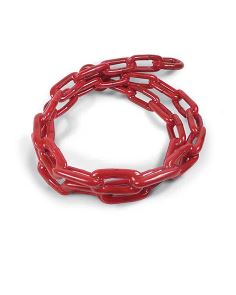 GREENFIELD VNYL CTD CHAIN 5/16X5 RED [2116-RD]