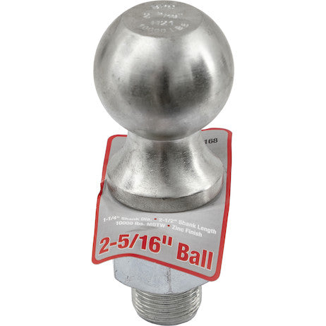 BUYERS PROD ZINC BALL 2 5/16 X 1/4 X [1802168]