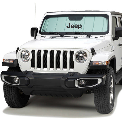 COVERCRAFT UVS100 CUSTOM SUNSCREEN WITH JEEP L [UJL11553FJ11SV]