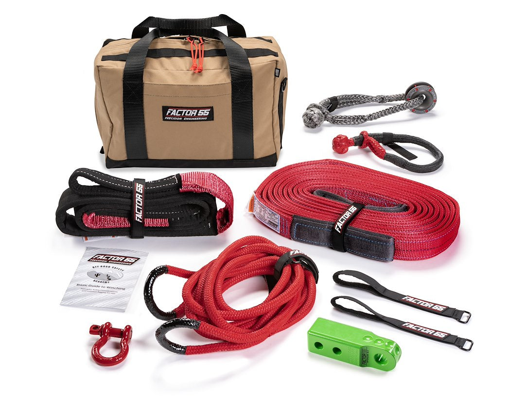 FACTOR 55 WNCH TOW KIT_HMNGWAY UTV_GRN [00494-08]