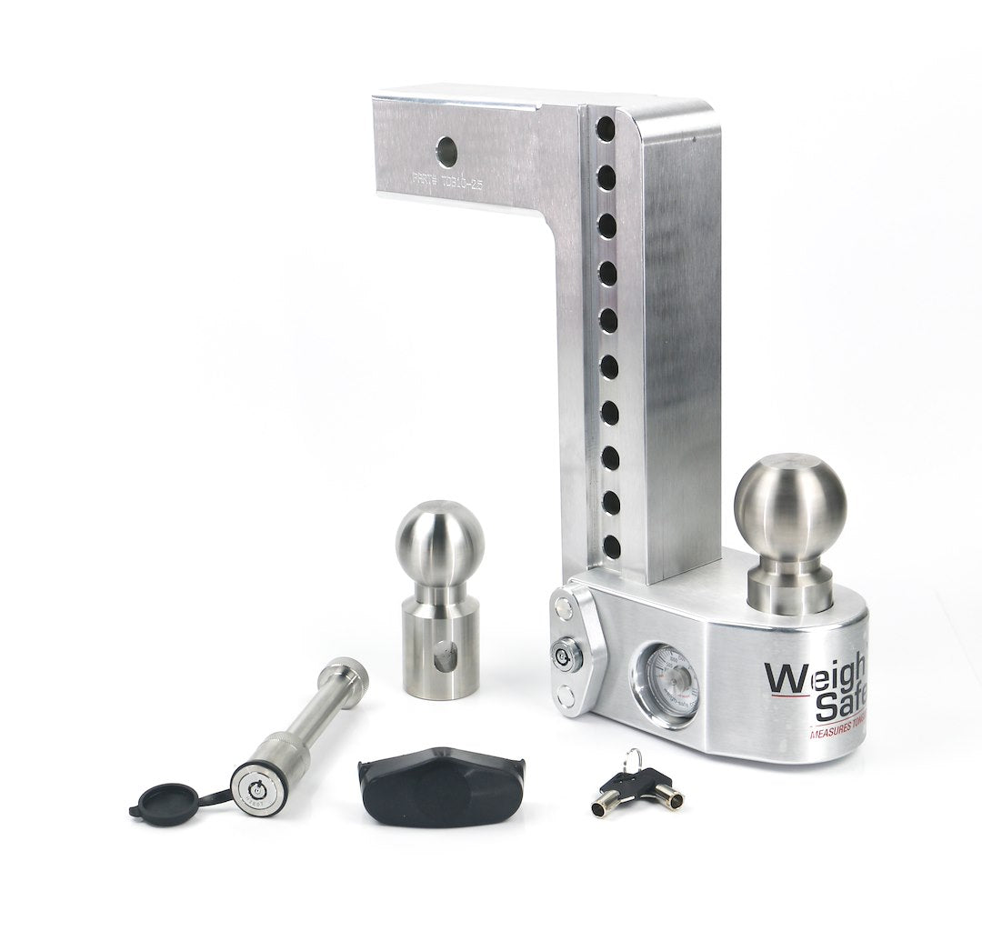 WEIGH SAFE WEIGH SAFE 10' DROP HITCH W/ 2' SHA [WS10-2.5-KA]