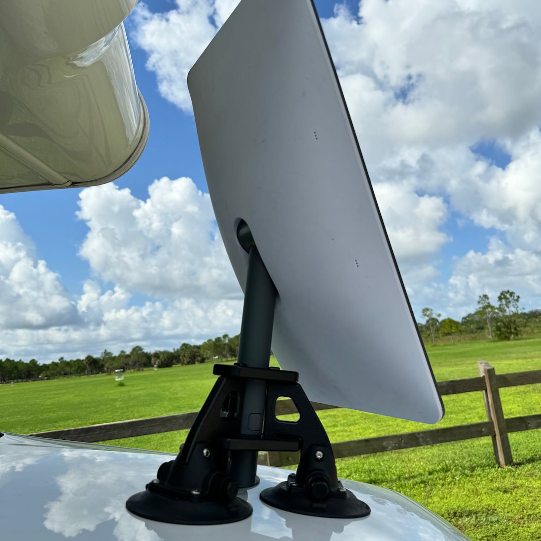 SEASUCKER STARLINK POLE MOUNT (BLACK) [SM6179B]
