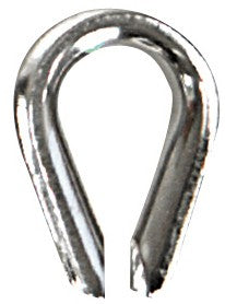 WHITECAP IND S.S. WIRE ROPE THIMBLE - 1/2' [S-4085P]