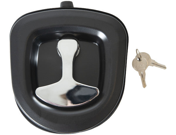 BUYERS PROD LATCH T-HANDLE DIE CAST  BLACK W/CH [LL9000]
