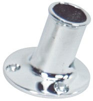WHITECAP IND C.P. BRASS FLAGPOLE SOCKET  1' [S-5002C]