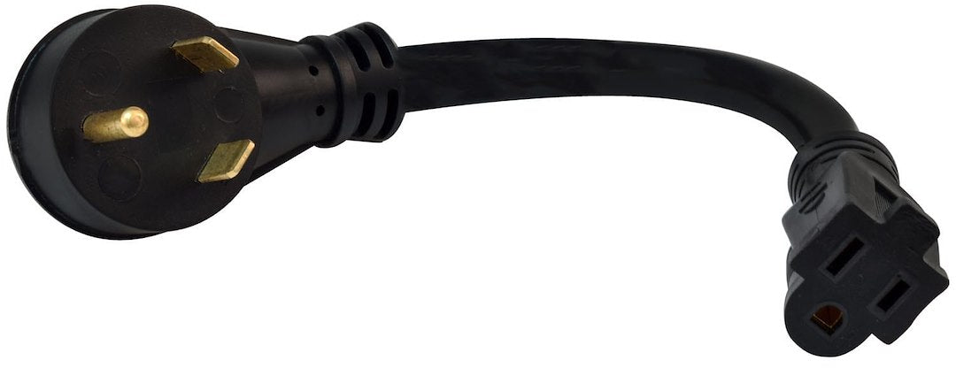 VALTERRA LLC 30AM-15AF 12' ADAPTER  BLACK  BULK [A10-3015BK]