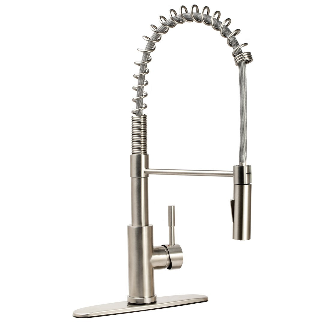 DURA FAUCET STREAMLINE COIL PULL-DOWN RV KITCHE [DF-MK504SLK-SN]