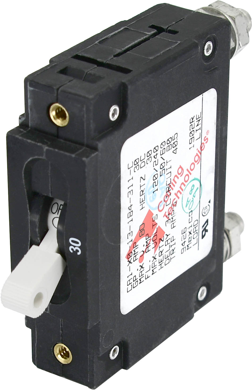 BLUE SEA CIRCUIT BREAKER CA1TOGGLE 30A WHT [7355-BSS]