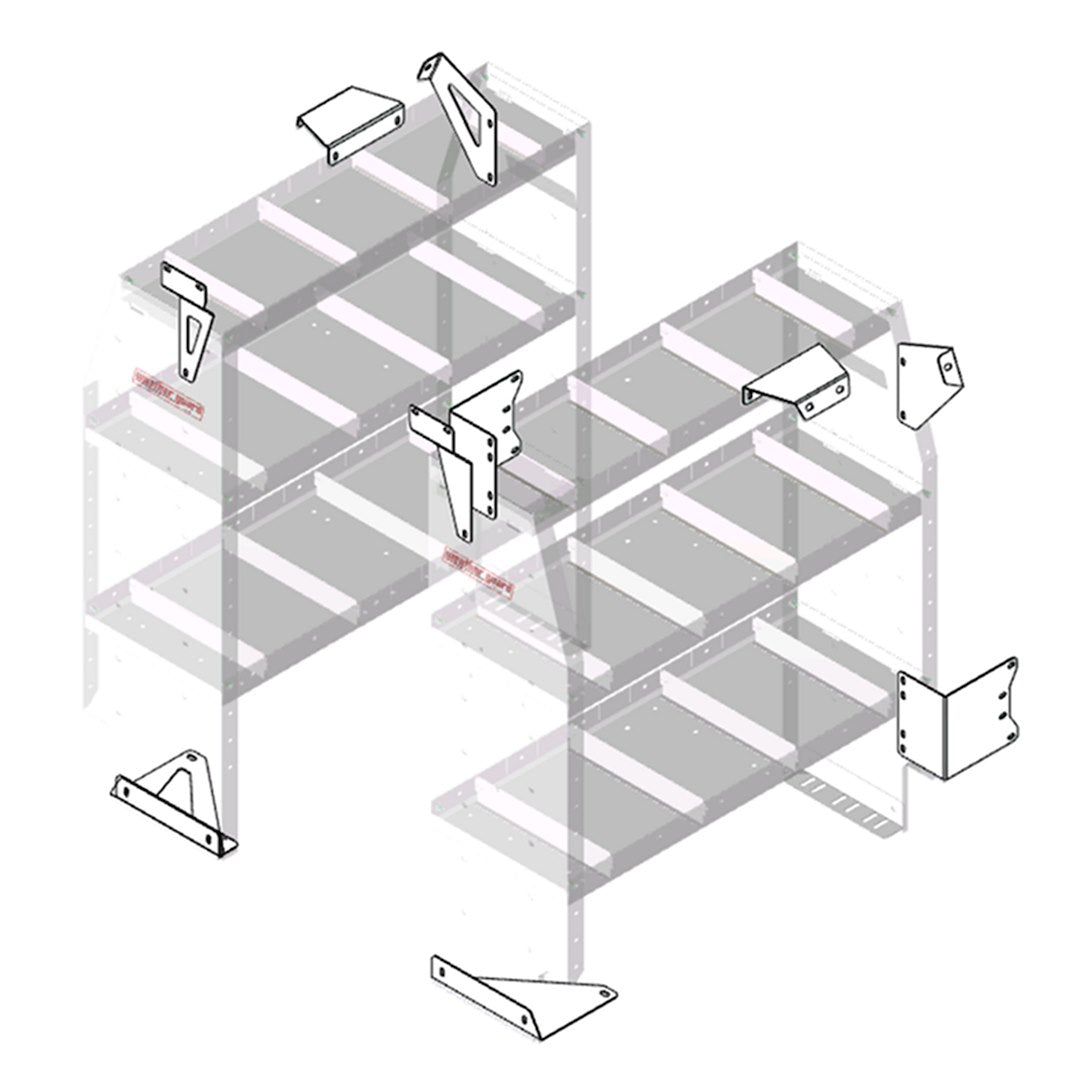 WEATHERGUARD TRANSIT CONNECT LWB SHELVING INSTAL [9751-3-01]