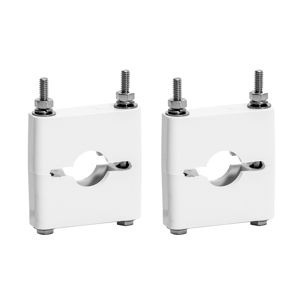 MORAD PAIR OF SPLIT MOUNTS W/ STAINLESS S [9034]