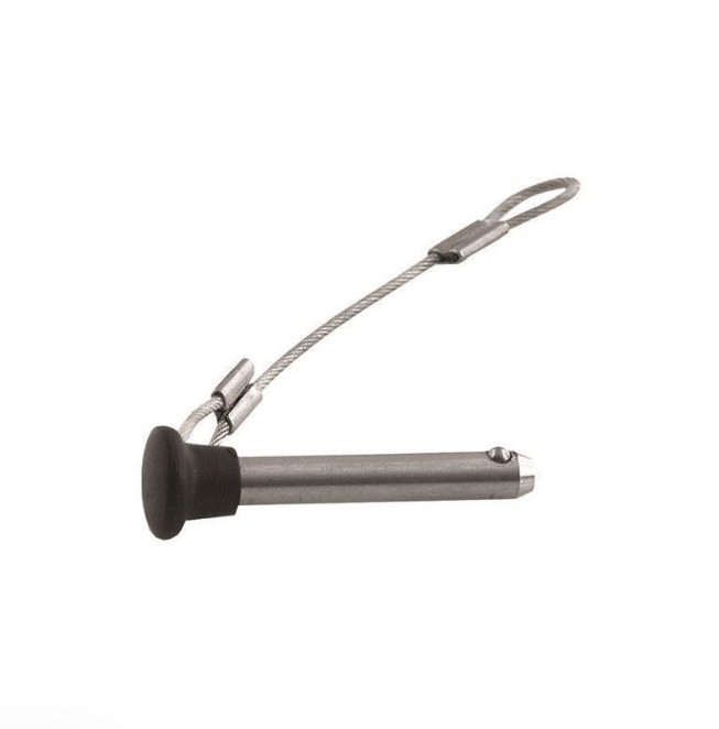 TACO METALS PULL PIN  W/PLASTIC HEAD & LAYNARD [F13-0244BN]