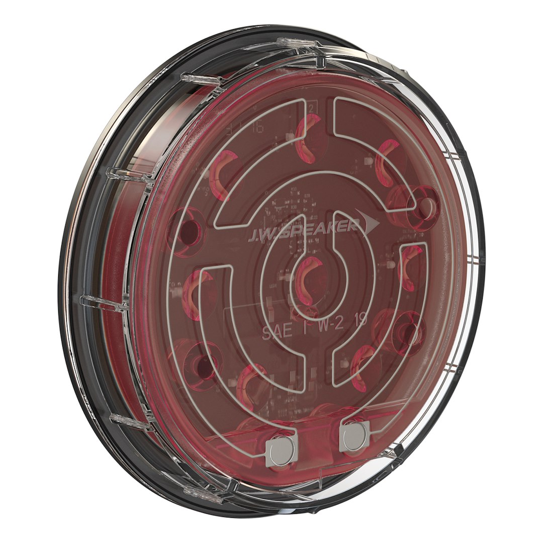 JW SPEAKER 234-12/24V FLASHER  RED [0642091]