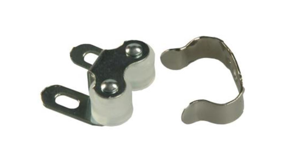 JR PRODUCTS DBL ROLER CAB CATCH W/CLP [70225]