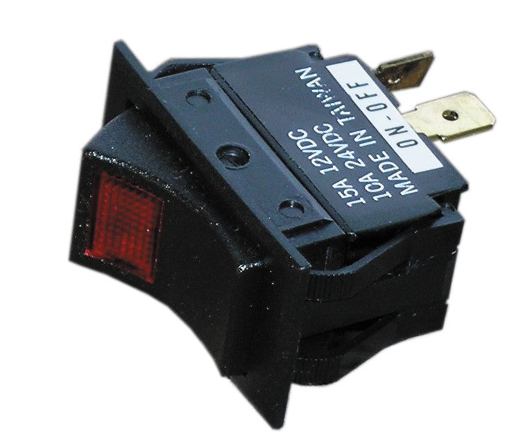 WHITECAP IND BLACK ROCKER SWITCH (MOM. ON/OFF/ON [S-8048C]