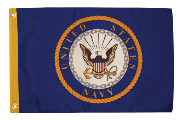 TAYLOR MADE US NAVY SEAL 12X18 FLAG [1619]