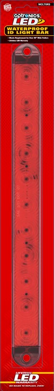 OPTRONICS LED ULTRA THIN ID BAR RED [MCL70RS]