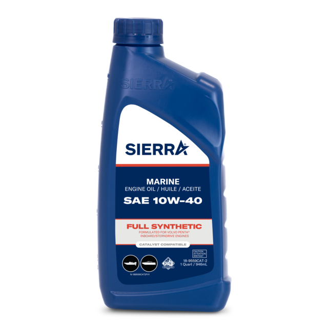 SIERRAMARINE 10W-40 FULL SYNTHETIC QUART [18-9559CAT-2]