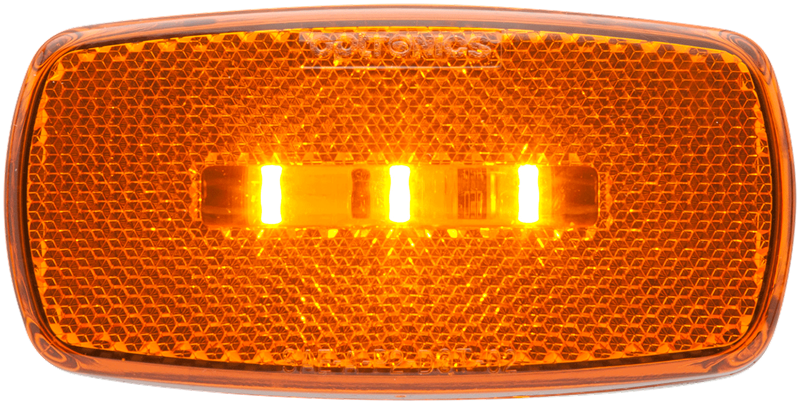 OPTRONICS LED MARK LIGHT;OVAL;AMBER; [MCL32ABP]