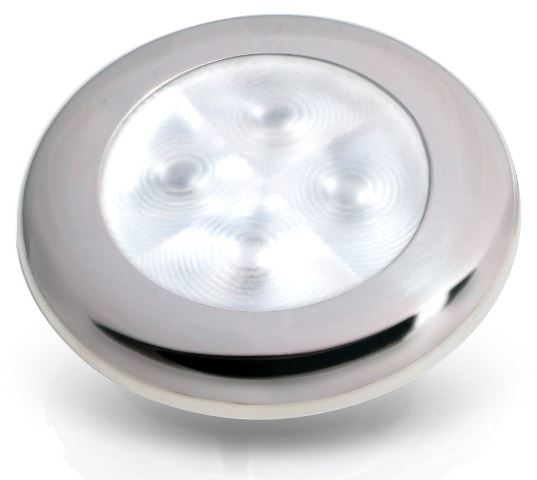 HELLA LIGHTS COURTESY WHITE - POLISHED 316 S/S B [980501521]