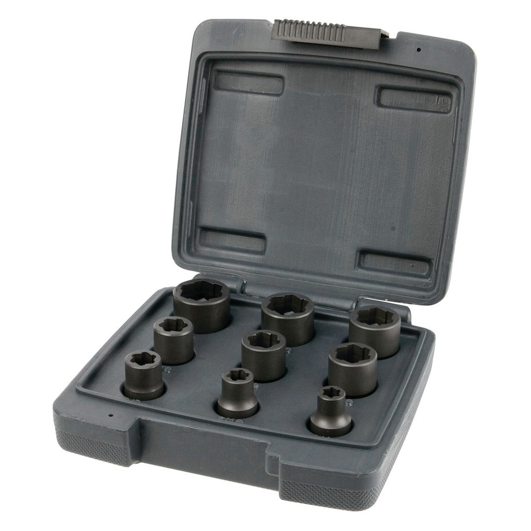 PERFORM TOOL 9PC 3/8' DR SAE BOLT EXTRACTOR [W38916]