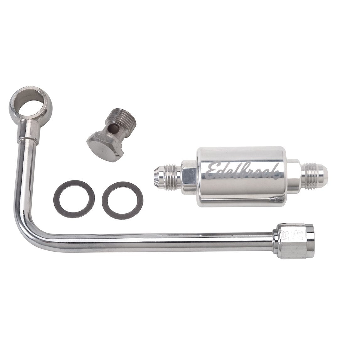 EDELBROCK FUEL LINE&FILTER UNIV KIT [8131]