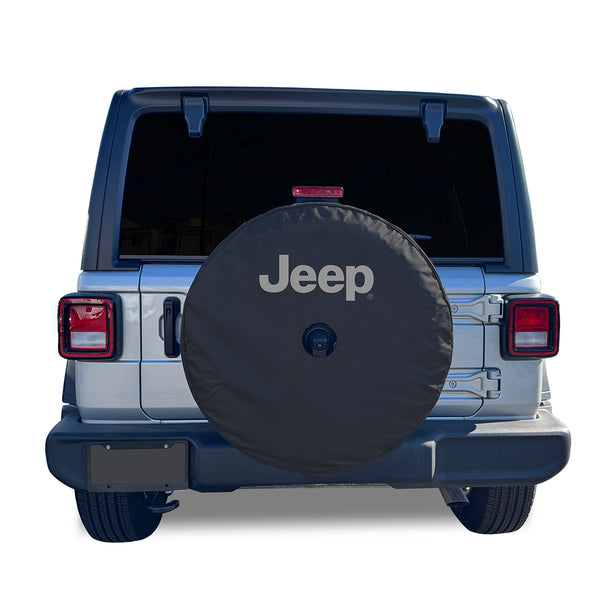 COVERCRAFT HEAVY DUTY JEEP LOGO SPARE TIRE COV [STW1103BK]