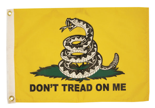 TAYLOR MADE DON'T TREAD ON ME 12X18 FLAG [1617]