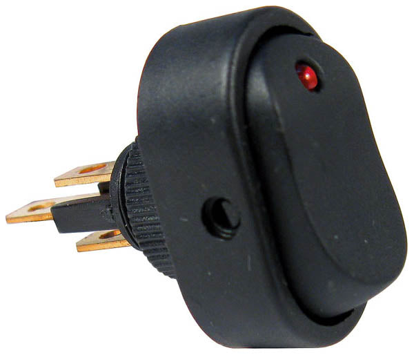 PETERSON MFG L-RD OBL RKR 25A/12V .5MT [PMV5584PT]