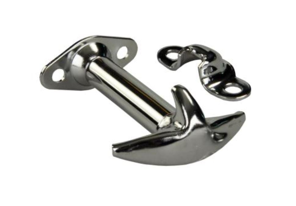 JR PRODUCTS HOOD LATCH  CHROME [10865]