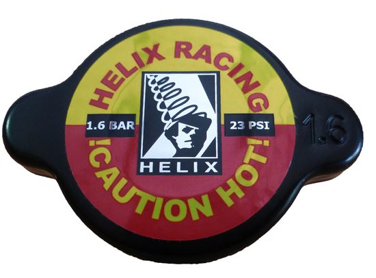HELIX RACING RADIATOR CAP BLACK  1.6 BAR [212-1601]