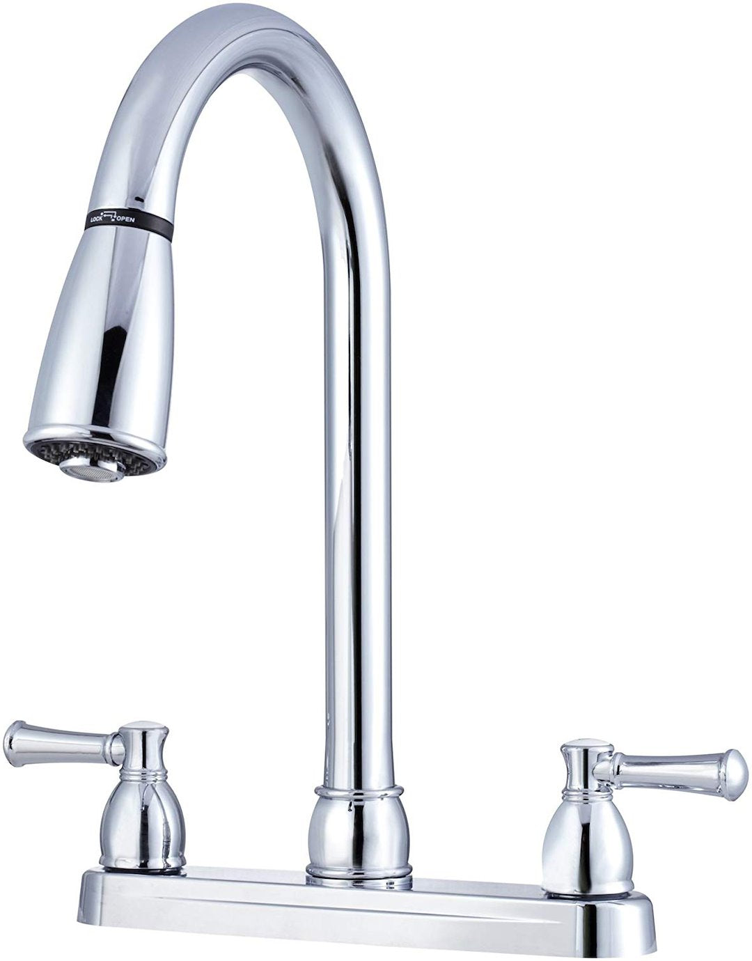 DURA FAUCET NON-METALLIC DUAL LEVER [DF-PK350L-CP]