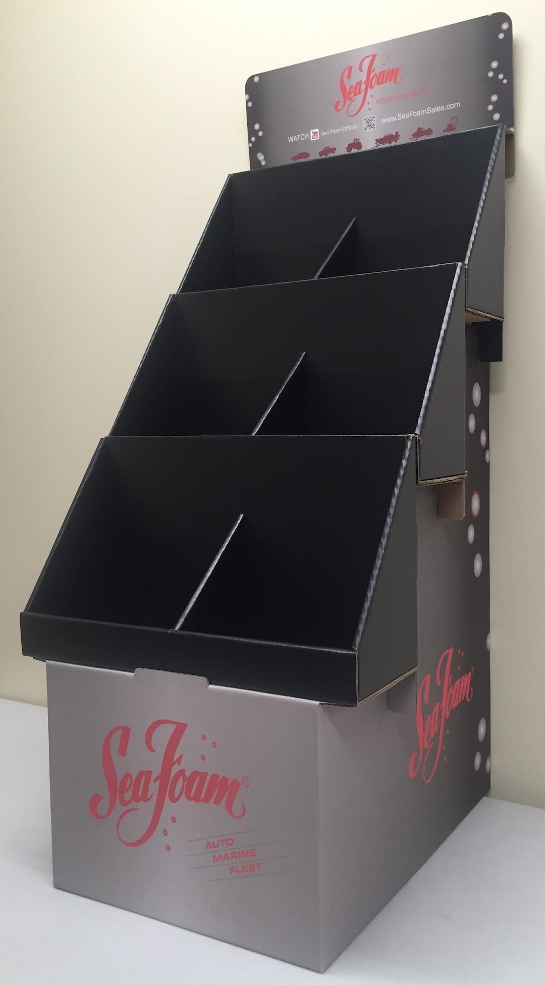 SEAFOAM 36 CAN CARDBOARD DISPLAY EMPTY [SD36]