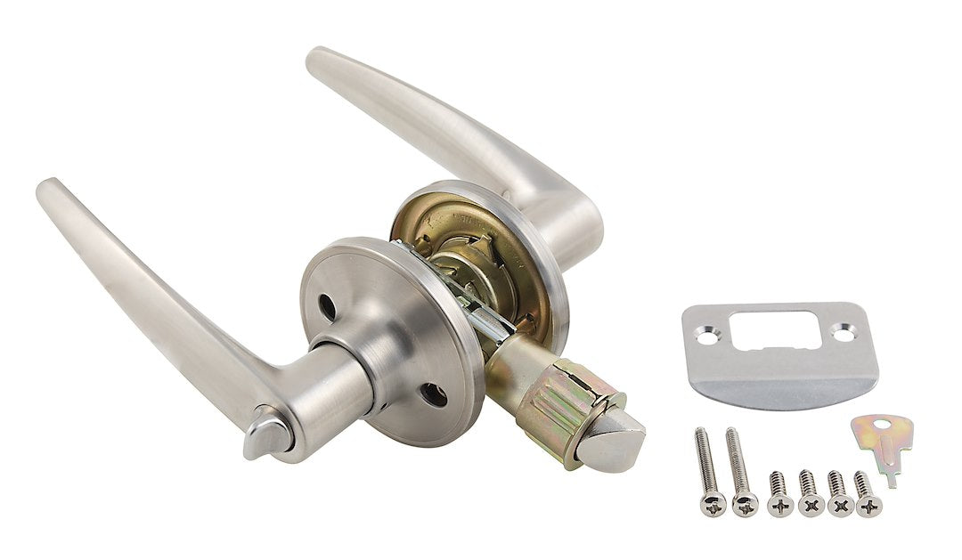 AP PRODUCTS LEVER  PRIVACY LOCK-STAINLESS STEEL [013-231-SS]