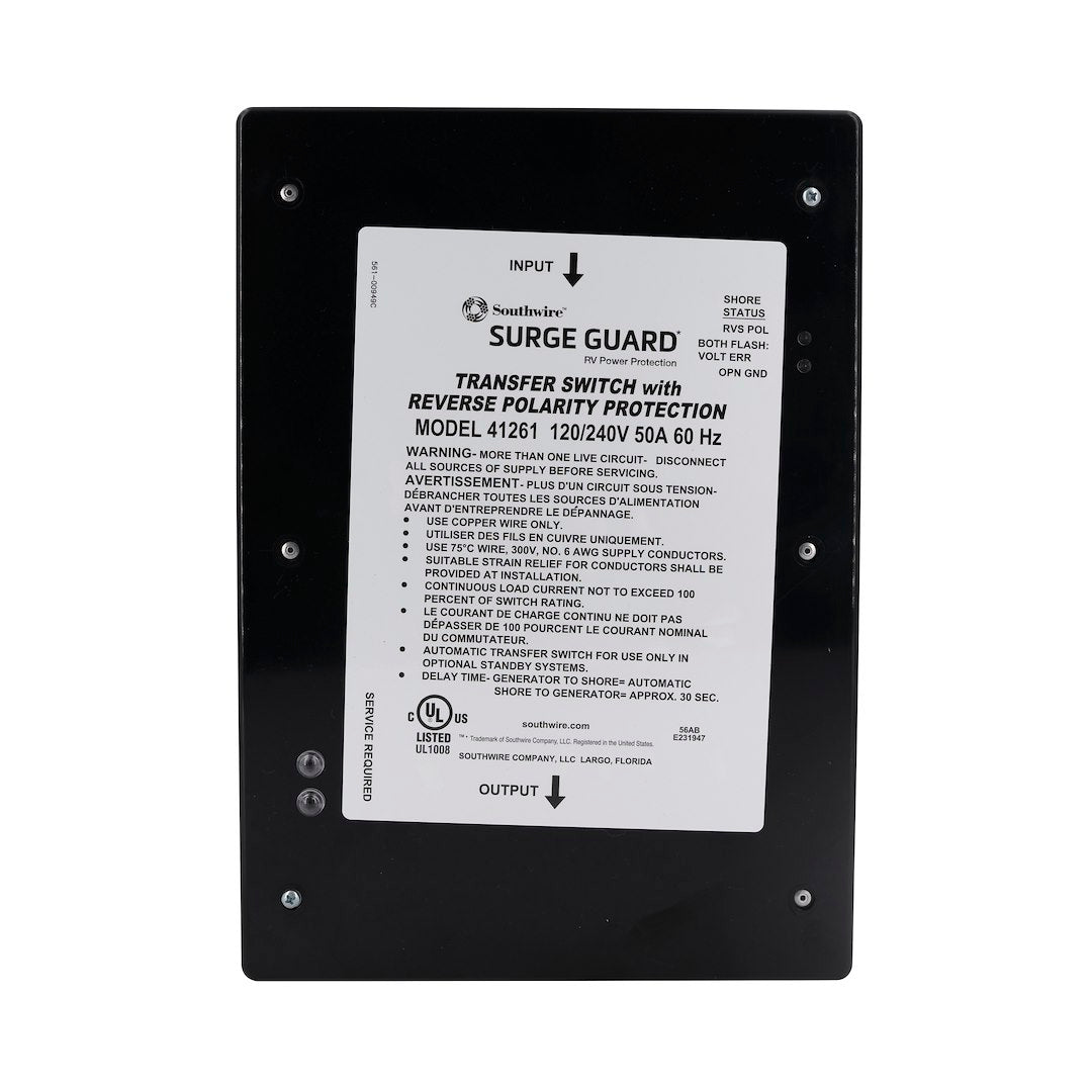 SOUTHWIRE ENTRY LEVEL 50A SURGE GUARD REVERSE [41261-011]